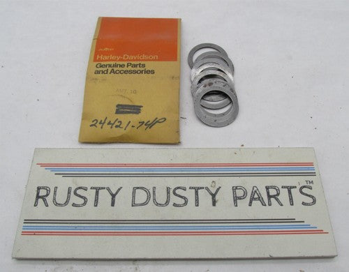 Lot of 10 Harley Genuine NOS Aermacchi Crankshaft Thrust Washers 24421