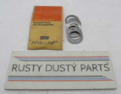 Lot of 10 Harley Genuine NOS Aermacchi Crankshaft Thrust Washers 24421