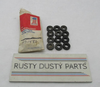 Lot of 12 Triumph NOS T100 T120 T140 Handlebar Rubber Grommet Washers