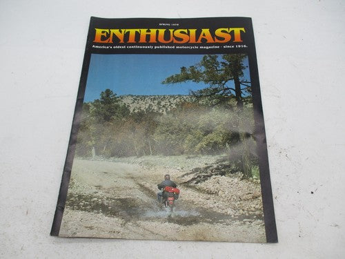 Harley Davidson Enthusiast Motorcycle Magazine Spring 1979