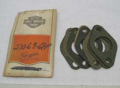 Lot of 9 Harley-Davidson Genuine NOS Aermacchi Intake Manifold Gaskets