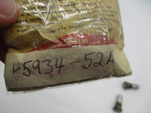 Lot of 2 Harley Davidson Genuine NOS Fork Tube Cap Oil Plugs 52-66 459