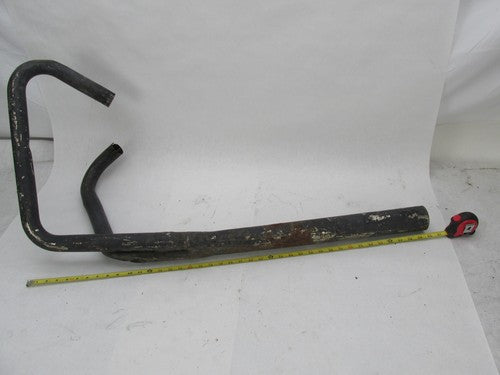 Vintage Triumph BSA British Motorcycle Black 2-into-1 Exhaust w/ Heade