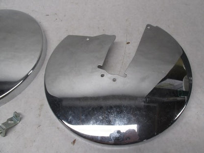 Pair of Harley-Davidson Touring Electra Glide Chrome Rotor Covers 4306