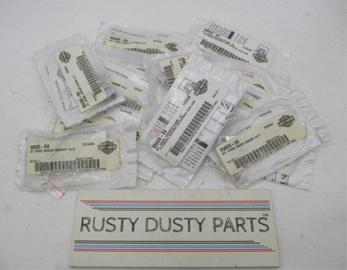 Lot of 14 Harley Davidson Genuine NOS Wheel Weights Flame 1/4 Kit 9560