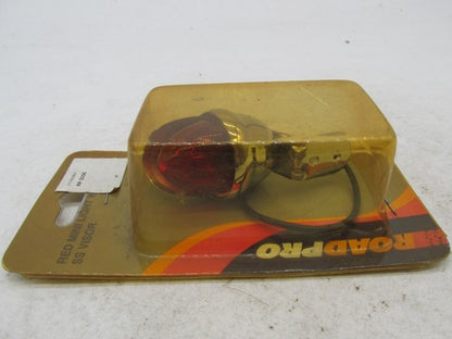 Harley Chopper Bobber Road Pro Mini Bullet Marker Light Wired Red Ligh
