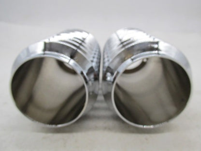 Pair of Harley Retro Vintage Look Touring 55MM Chrome Fork Covers Gait