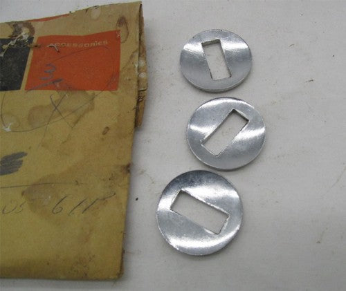 Lot of 3 Harley-Davidson Genuine NOS Aermacchi Footrest Plates 50805-6