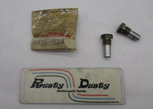Lot of 2 Harley Davidson Genuine NOS Fork Tube Cap Oil Plugs 52-66 459