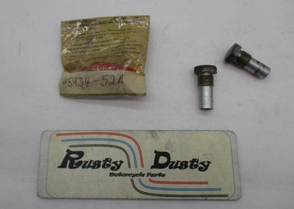 Lot of 2 Harley Davidson Genuine NOS Fork Tube Cap Oil Plugs 52-66 459