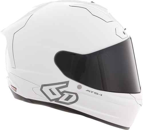 6D HELMETS ATS-1R Solid Helmet Gloss White Large 30-0917