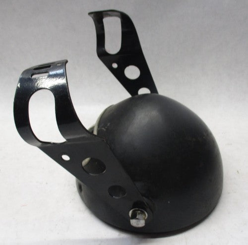 Harley Black Headlight Bucket 6" with Mounting Bracket Custom Chopper