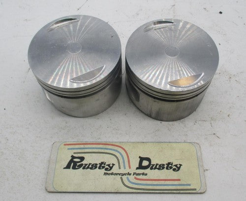 Pair of Harley Davidson S&S Cycle High Performance Over Sized Pistons