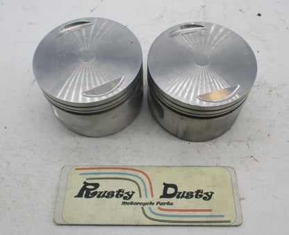 Pair of Harley Davidson S&S Cycle High Performance Over Sized Pistons