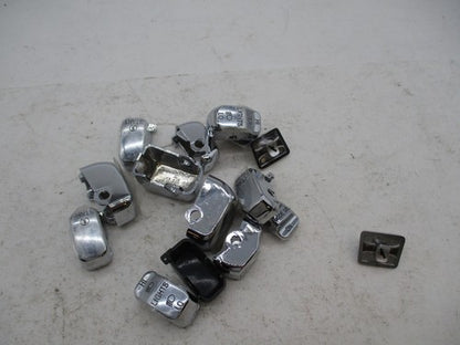 Mixed Lot of Harley Davidson Chrome and Black Handlebar Switch Buttons