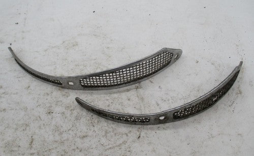 Pair of BSA Triumph Air Scoops Gauze Leading Shoe Brake Plate 37-3444