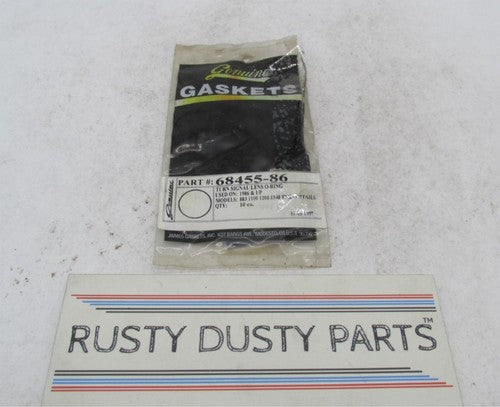 Lot of 8 Harley Davidson James Gaskets Turn Signal Lens O-Rings 68455-