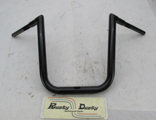 Set of Harley Davidson 17" Rise Touring 1.25" Black Ape Hangers Handle