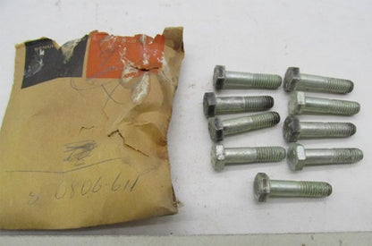 Lot of 9 Harley Aermacchi Genuine NOS Rear Footrest Peg Bolts Pins 508