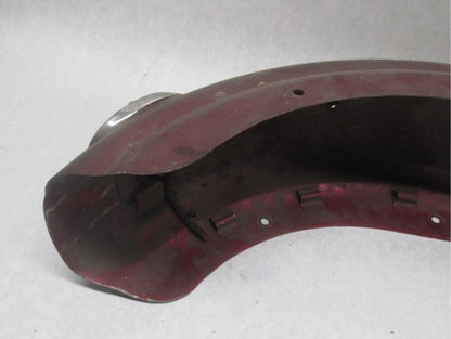 Harley Davidson Genuine Shovelhead Maroon 7" Rear Fender w/ Guide 97 L