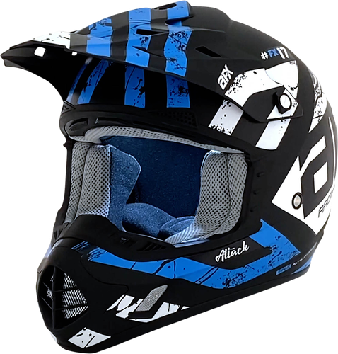 AFX FX-17 Attack Helmet Matte Black/Blue 4XL 0110-7644