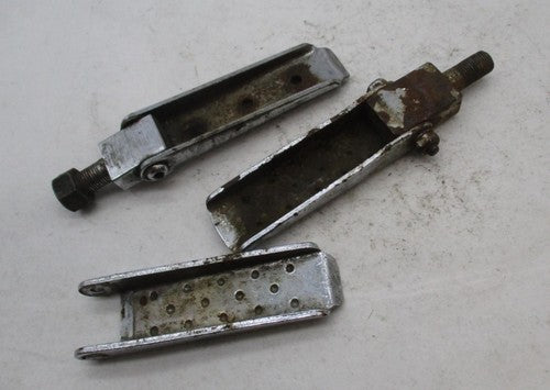 Lot of 3 Harley Davidson Chopper Flat Style Foot Pegs Foot Rests