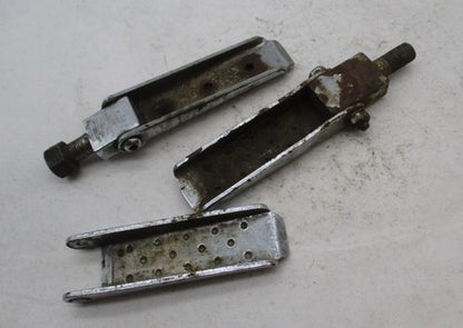 Lot of 3 Harley Davidson Chopper Flat Style Foot Pegs Foot Rests