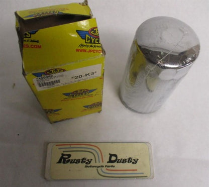 J&P Cycles Magnetic Oil filter X-Long 7400080 OEM 63813-90 Harley Davi