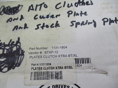 Harley Belt Drives LTD Extra Clutch Plates BTXP-12 w/ Stock Spring Pla