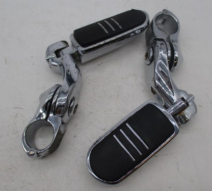 Harley Davidson Pair of Streamliner Highway Pegs with Engine Guard Cla