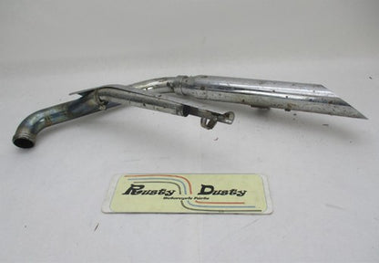 Harley Evo Evolution Softail Front Cylinder Slash Cut Exhaust Header &