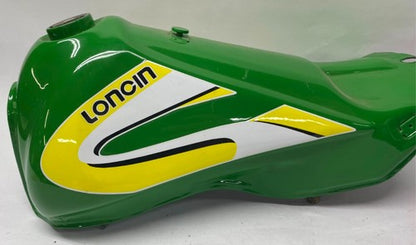 Brand New Loncin Green White Yellow Fuel Gas Tank