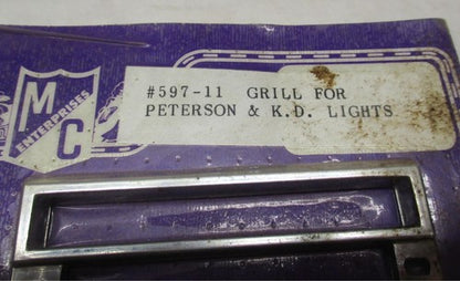 MC Motorcycle Tail Brake Light chrome Light Grill 597-11