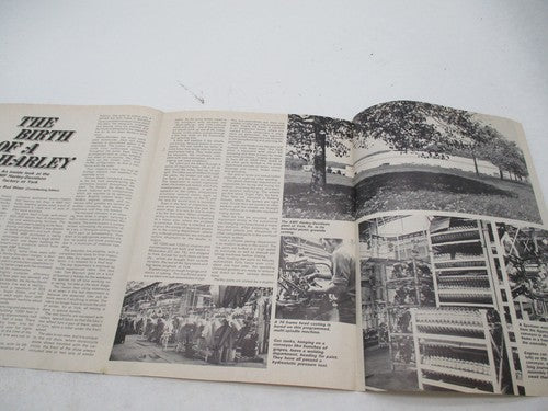 AMF Harley Brochure "The Birth of a Harley" Reprinted Custom Chopper M
