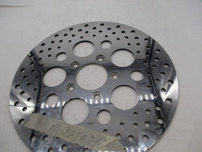 Harley Davidson Drag Specialties Chrome Brake Disc Rotor Drilled DS-32