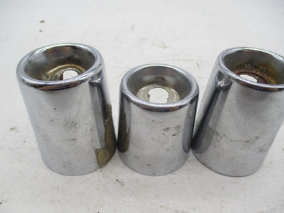 Mixed lot of 3 Harley Davidson Chrome Shock Tower Stud Covers Caps Mul