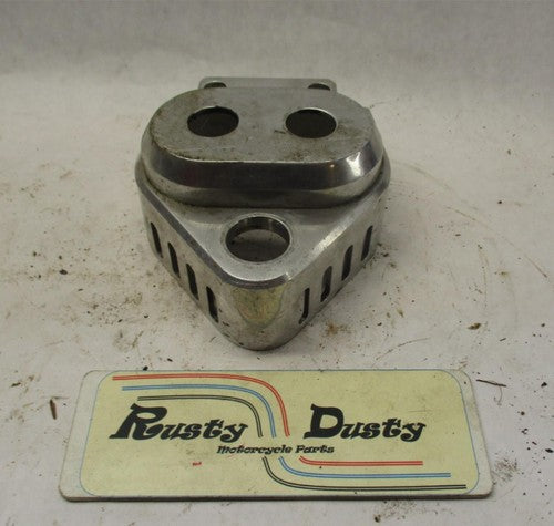 Harley Davidson Aluminum Slotted Handlebar Riser Mount Cover Custom El