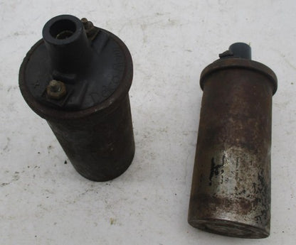 Lot of 2 Vintage Motorcycle Delco Remy Ignition Coils 12V 135