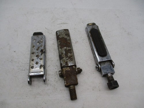 Lot of 3 Harley Davidson Chopper Flat Style Foot Pegs Foot Rests