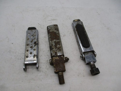 Lot of 3 Harley Davidson Chopper Flat Style Foot Pegs Foot Rests
