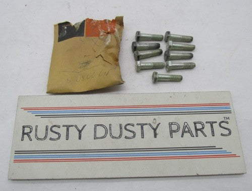 Lot of 9 Harley Aermacchi Genuine NOS Rear Footrest Peg Bolts Pins 508