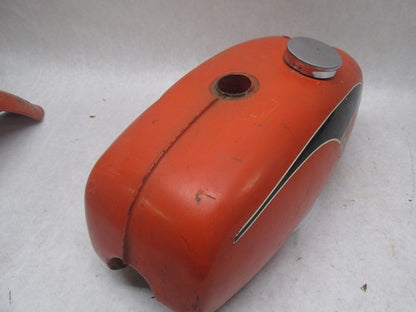 Original Paint 1971 Triumph 250 T25T Trailblazer T470 Gas Tank & Front