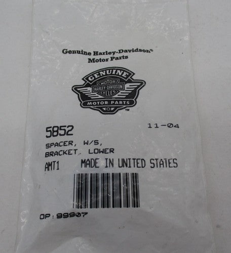 Harley Davidson Genuine NOS Lower Bracket Spacer 5852