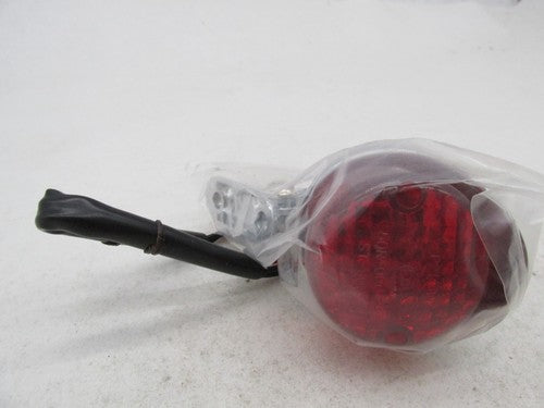 Harley Davidson V-Twin Chrome Hi-Glide Bullet Taillight Red Lens 33-00