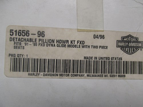 Harley Davidson Genuine NOS Detachable Pillion Hardware Dyna FXD Kit 5