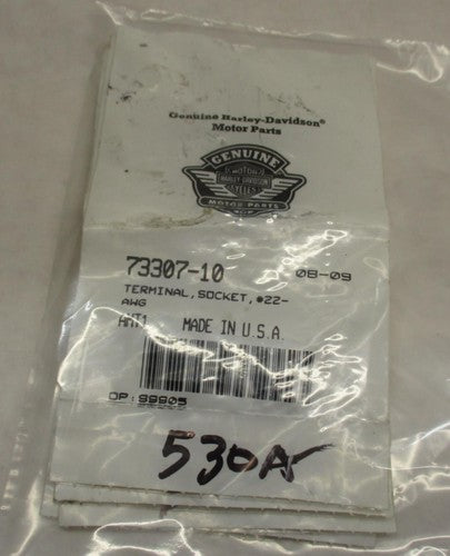 Lot of (5) Harley Davidson Genuine NOS Female Terminal Sockets 73307-1