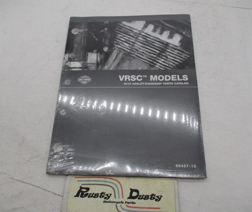 Harley Davidson Official Factory 2010 VRSC Parts Catalog 99457-10