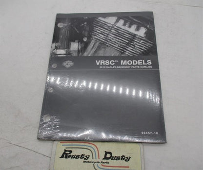 Harley Davidson Official Factory 2010 VRSC Parts Catalog 99457-10