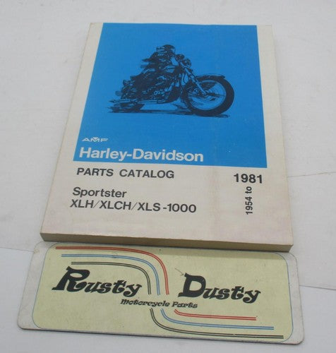 AMF Harley Davidson Parts Catalog Sportster XLH XLCH XLS-1000 1954-1981