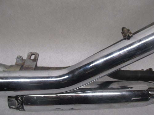 Harley Davidson Softail Rinehart Chrome Scalloped Exhaust System Assem